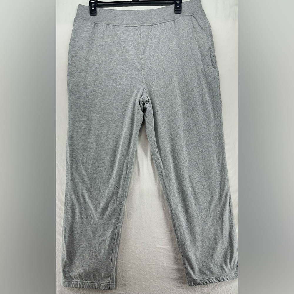 Dude Robe Grey DudePants Terrycloth Lined Luxury Loungewear Pants Mens Size L/XL